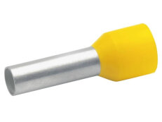 SOLAR Adereindhuls geisoleerd geel 6mm2 per 100 stuks